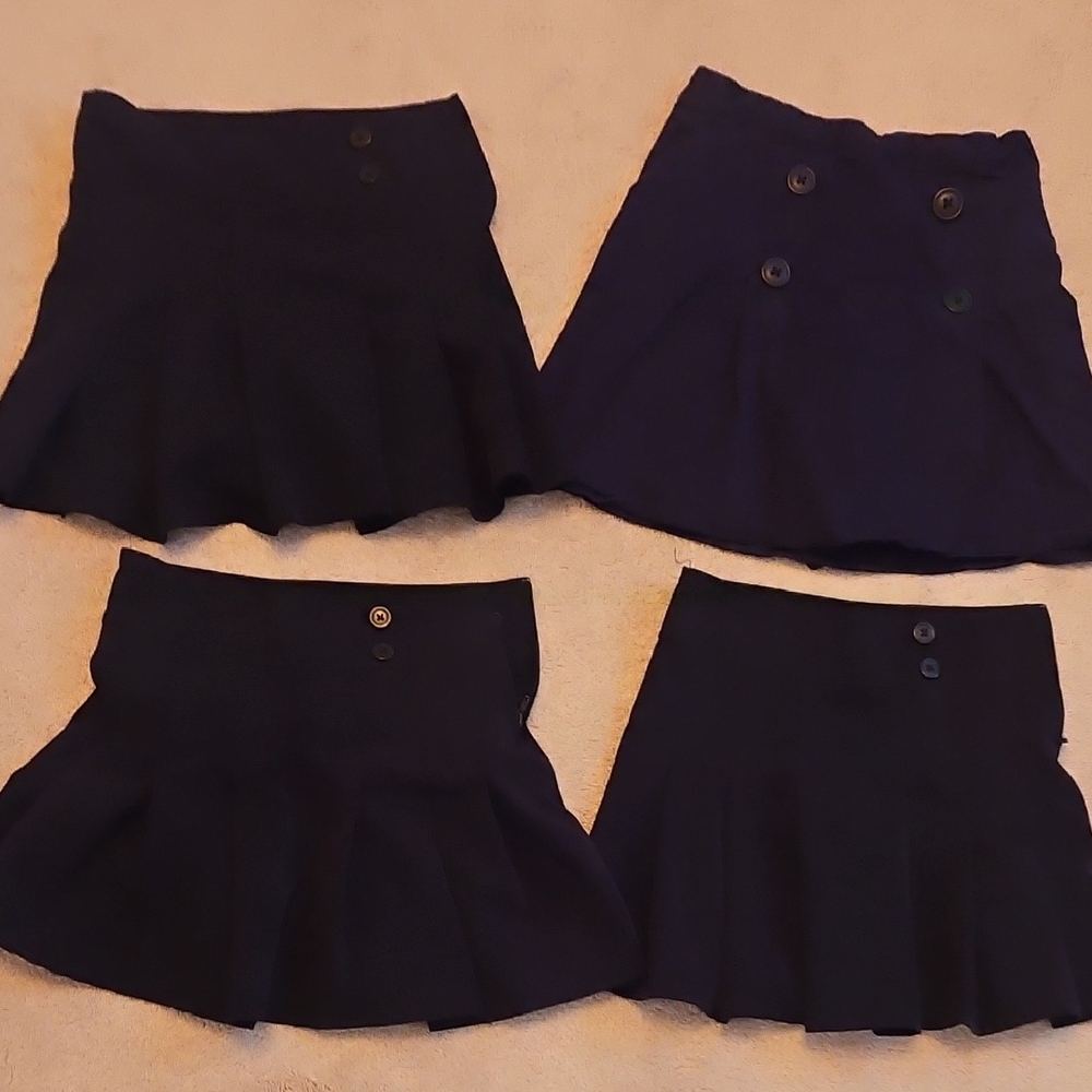 Navy Uniform Skort 4 Pieces Girls 10